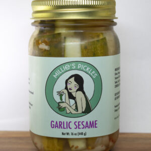Garlic Sesame Pickles 16 oz